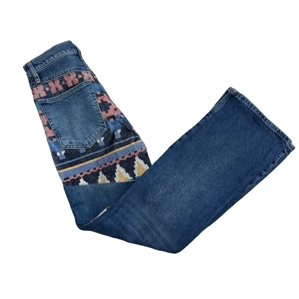 Free People Rocky Mountain Straight Leg Jeans US 26
